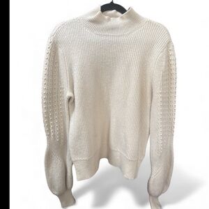 #10 Paige Wool Blend Crème Color Sweater